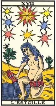 Arcane XVII L'Étoile — tarot de Marseille
