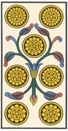 Sept de Deniers — tarot de Marseille