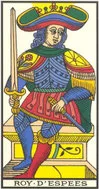 Roi d'Épées — tarot de Marseille