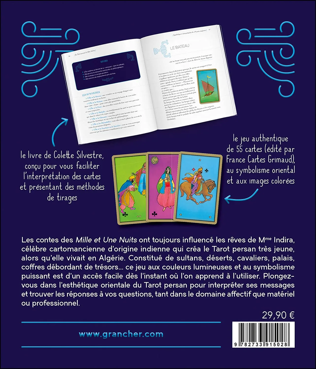 Tarot Persan d'Indira — jeu de cartes